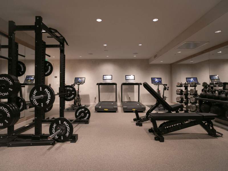 Fitness center at 1 Hotel San Francisco