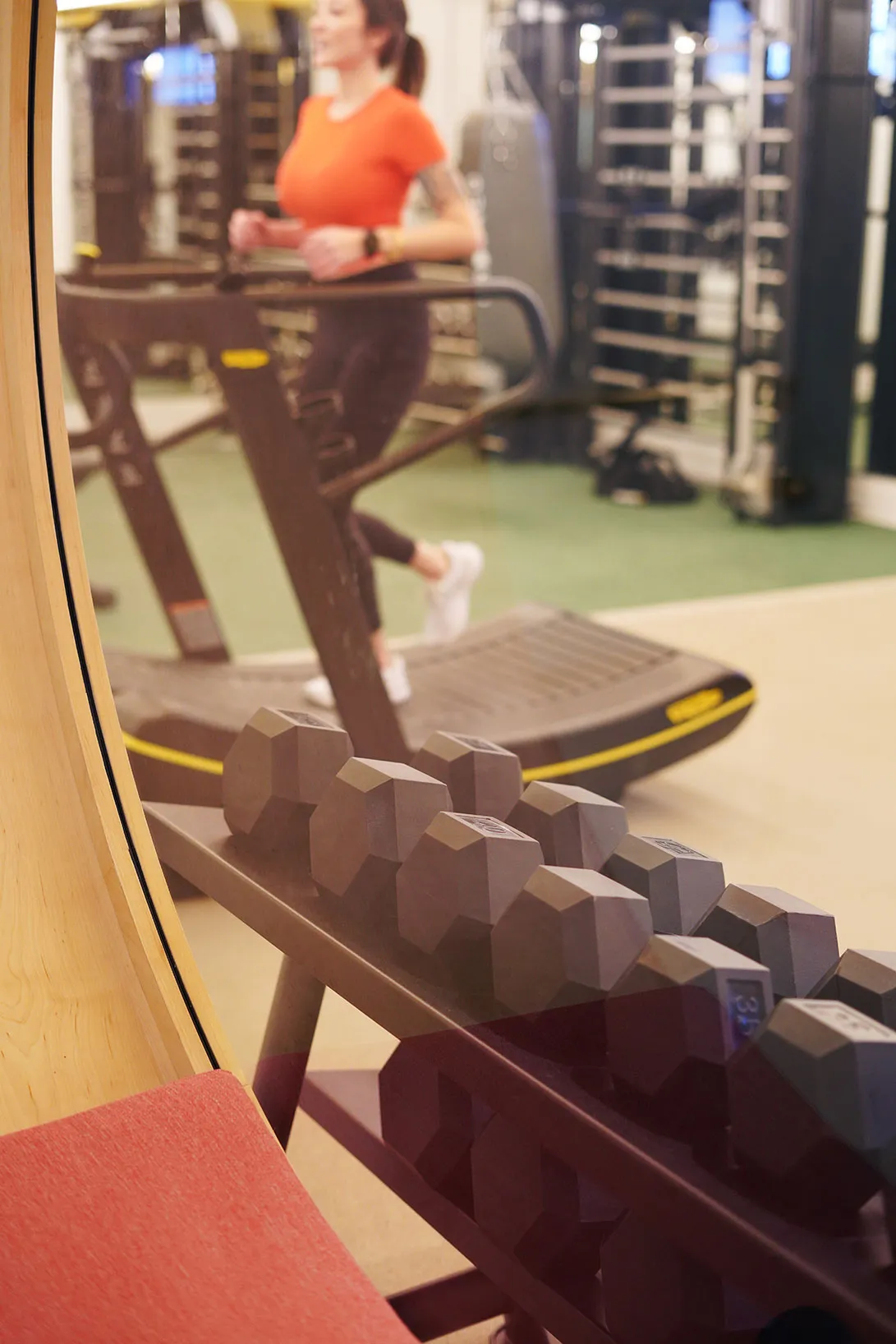 Fitness center at 21c Museum Hotel St. Louis