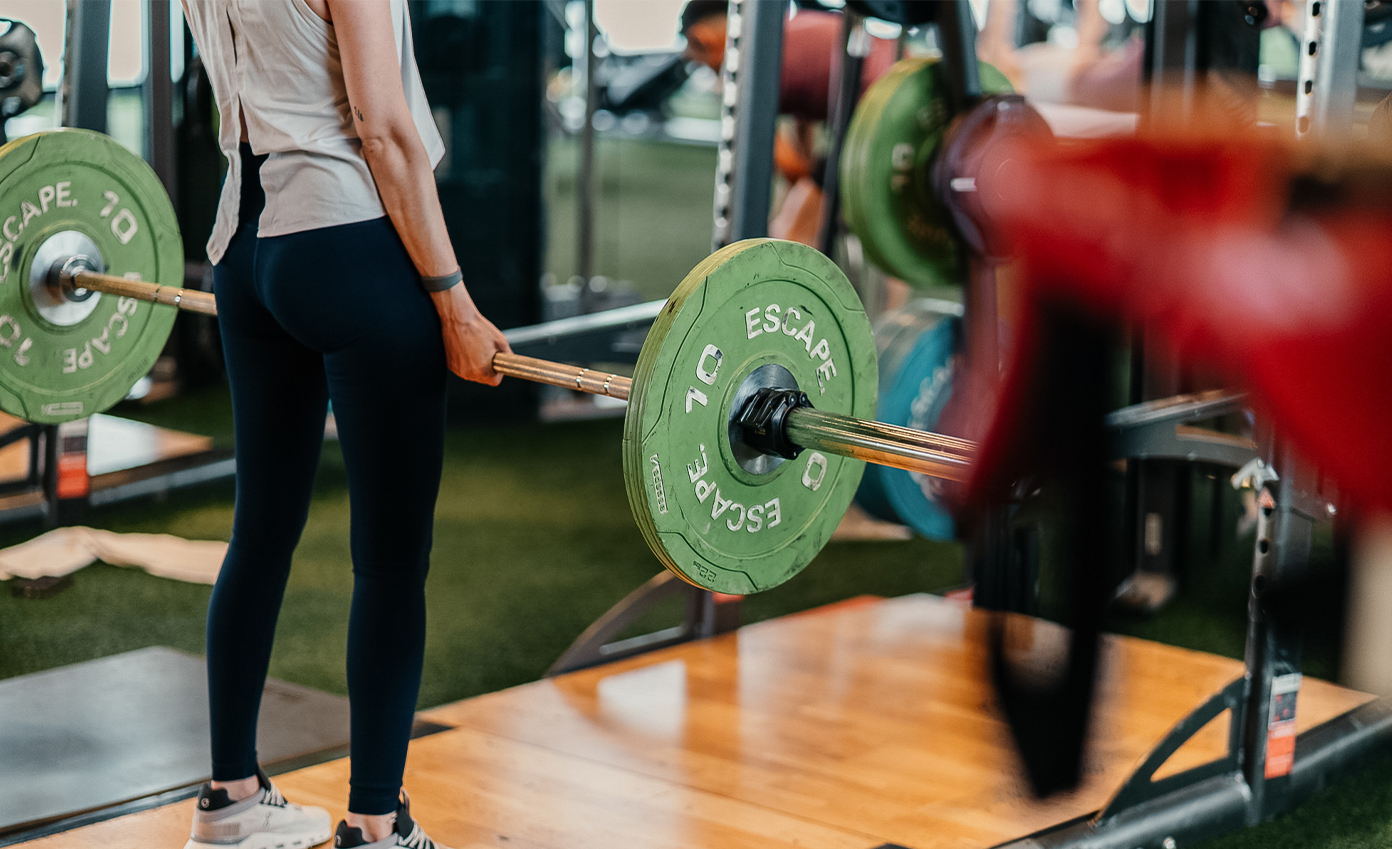 Fitness center · free-weight training floor at The Hotel at Midtown