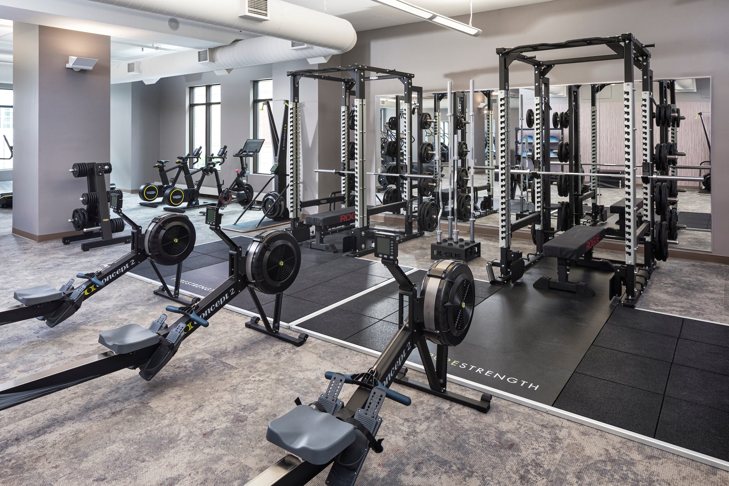 Fitness center at Hotel Ivy, a Luxury Collection Hotel