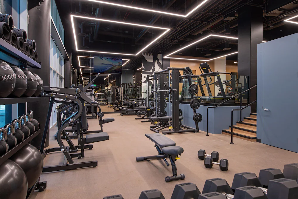 Fitness center at W Hollywood