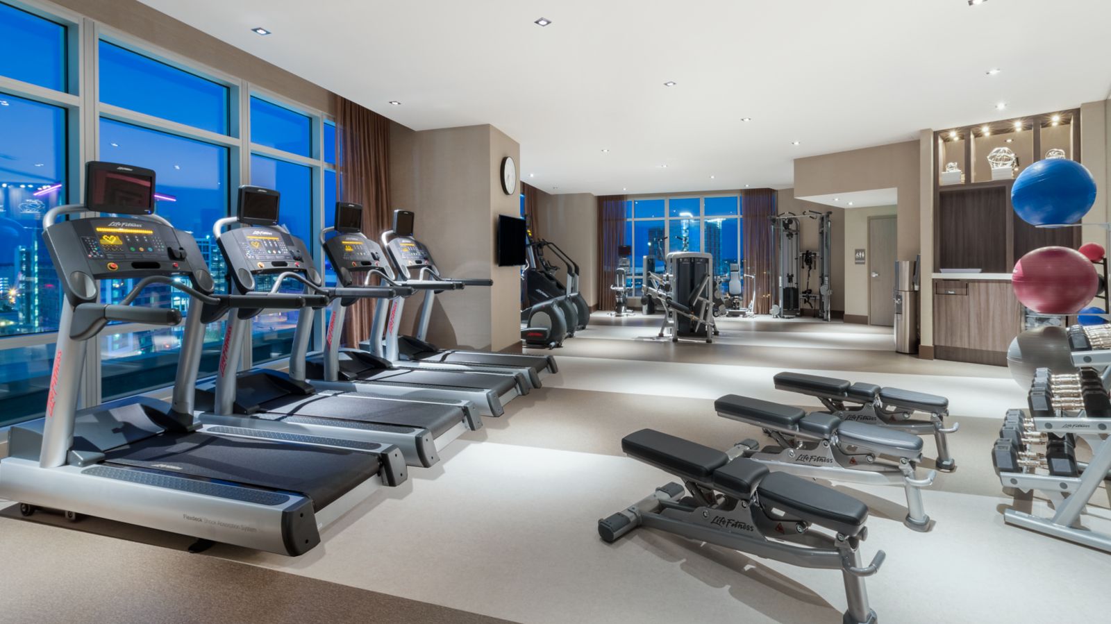 Fitness center at AC Hotel Charlotte City Center