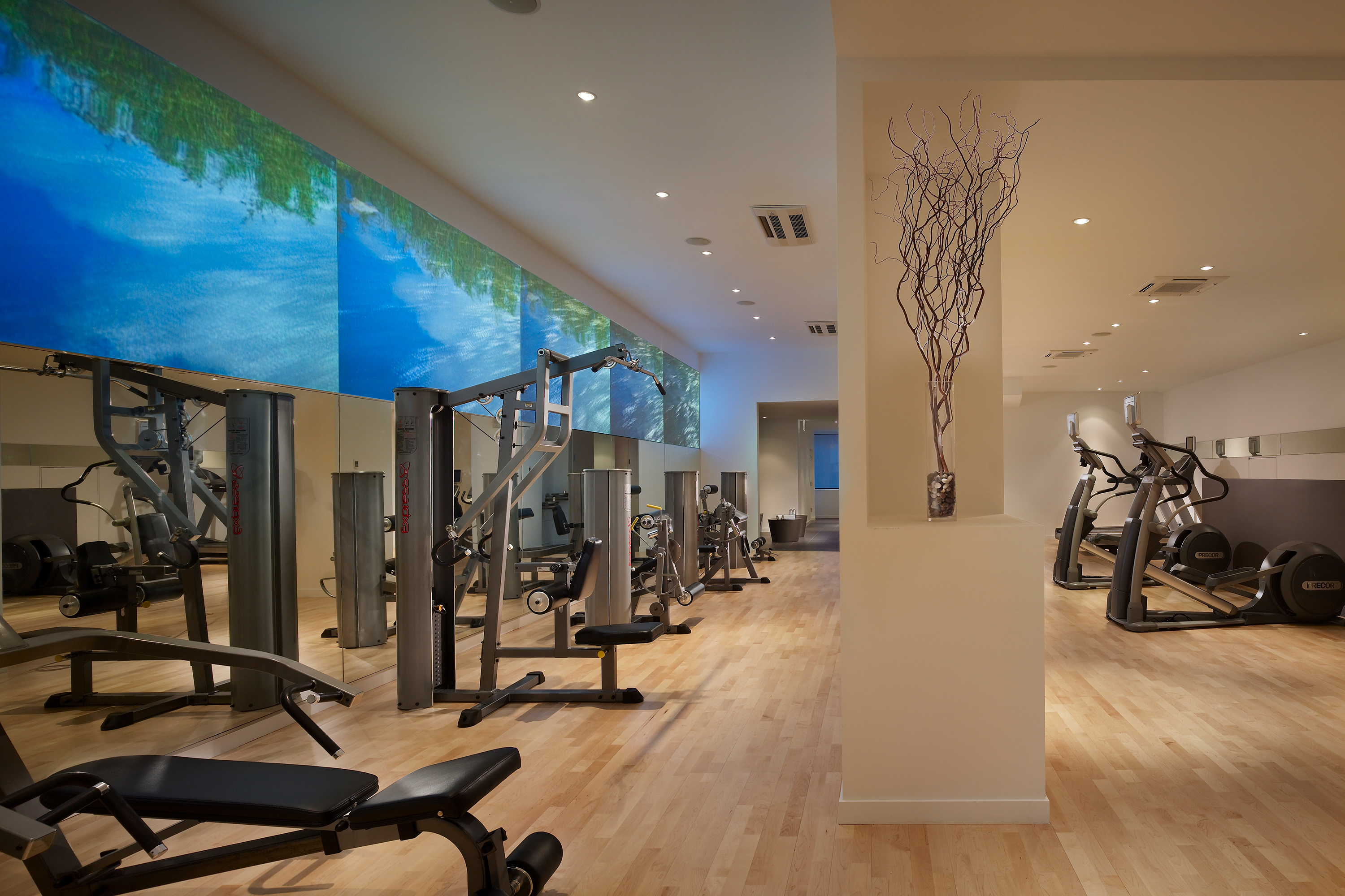 Fitness center at AKA Central Park
