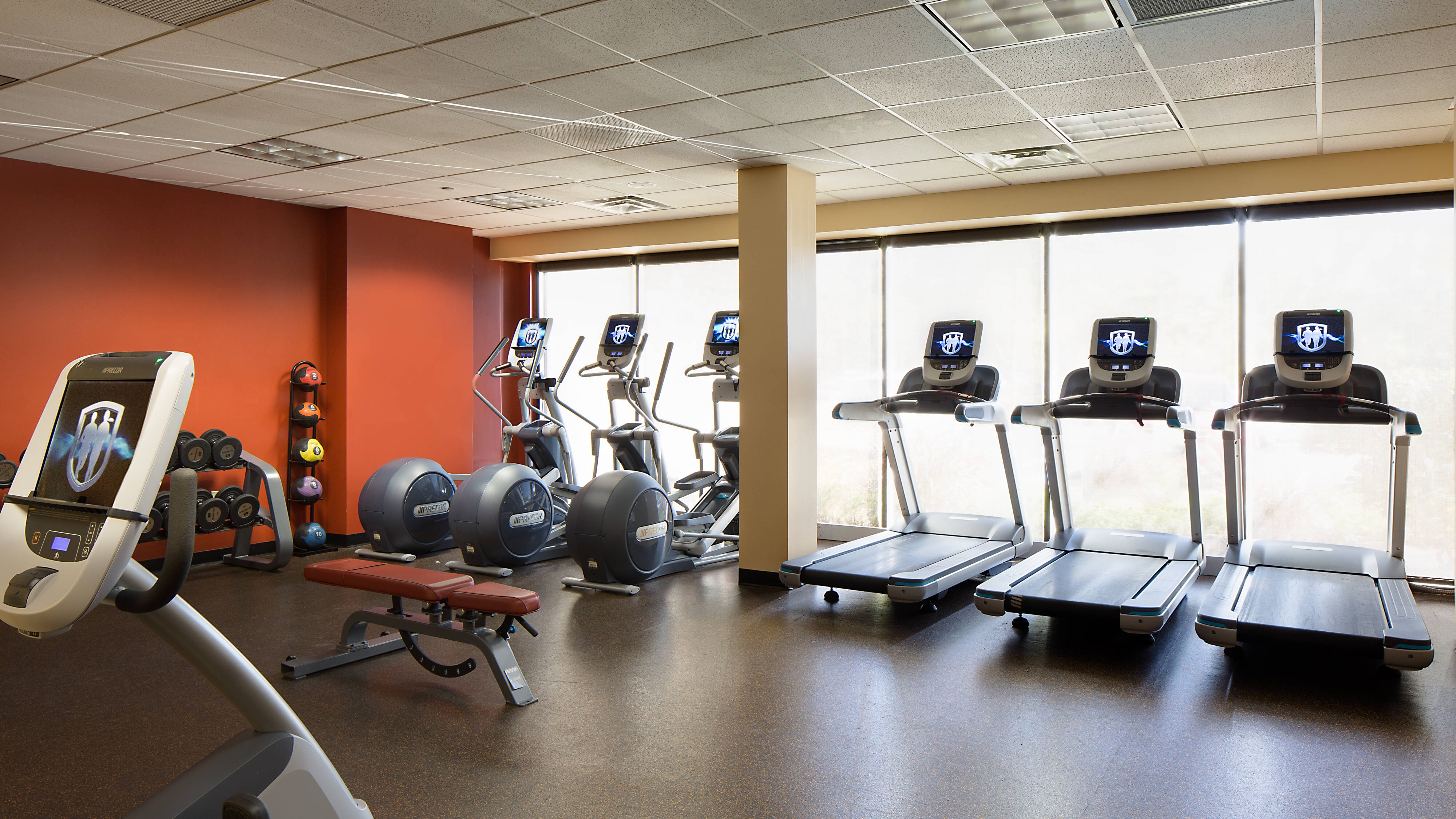 Fitness center at Marriott Albuquerque