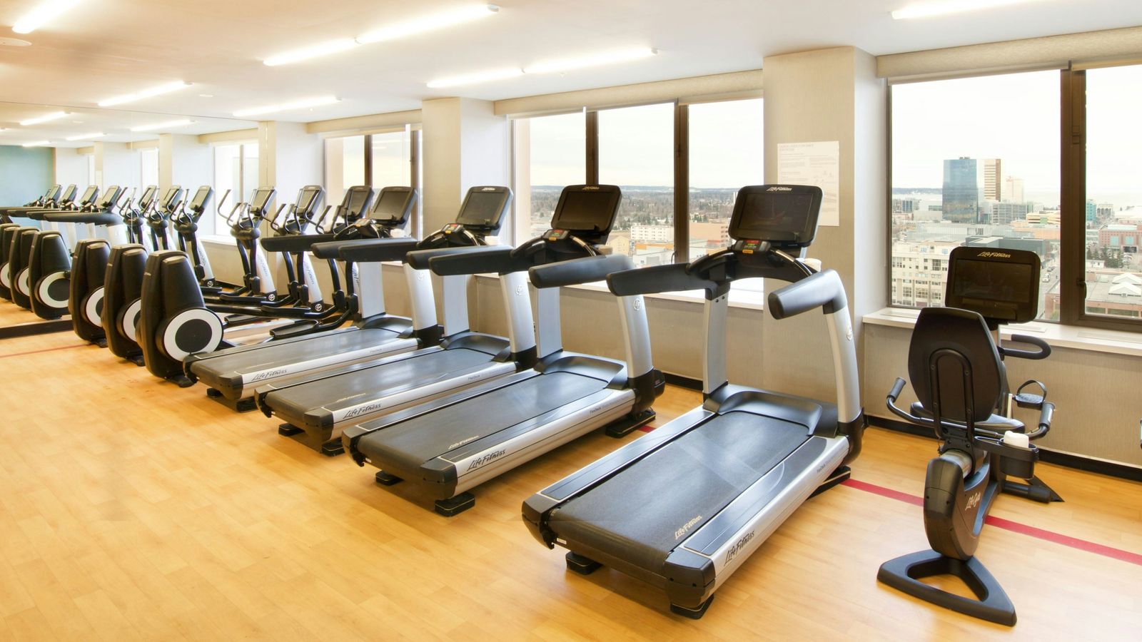Fitness center at Sheraton Anchorage Hotel