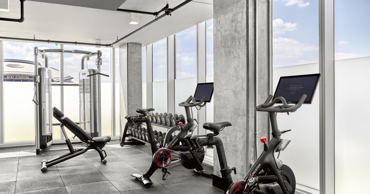 Fitness center at Live! by Loews – Arlington, TX