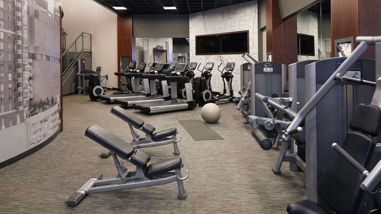Fitness center at Hyatt Regency Atlanta
