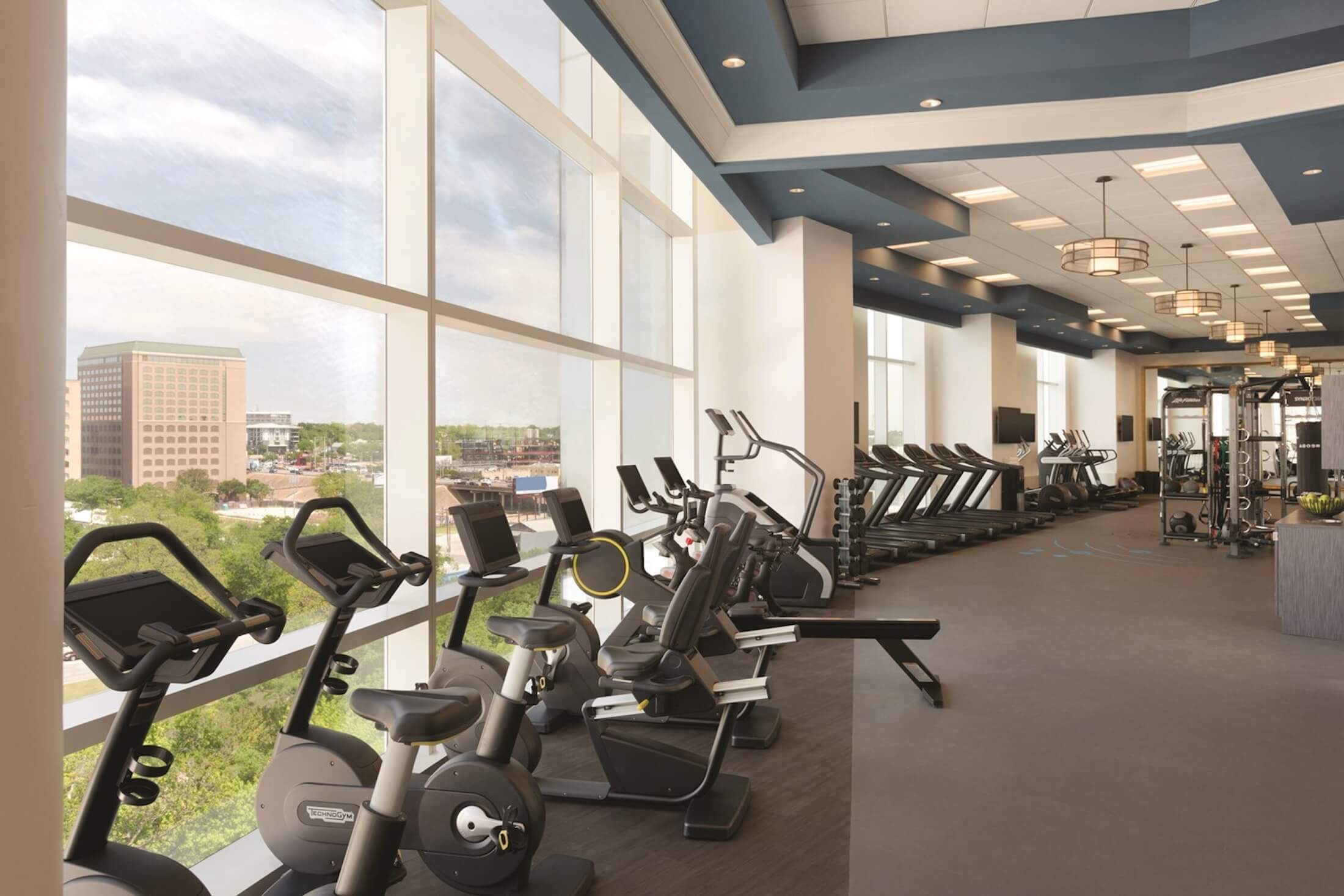 Fitness center at Fairmont Austin