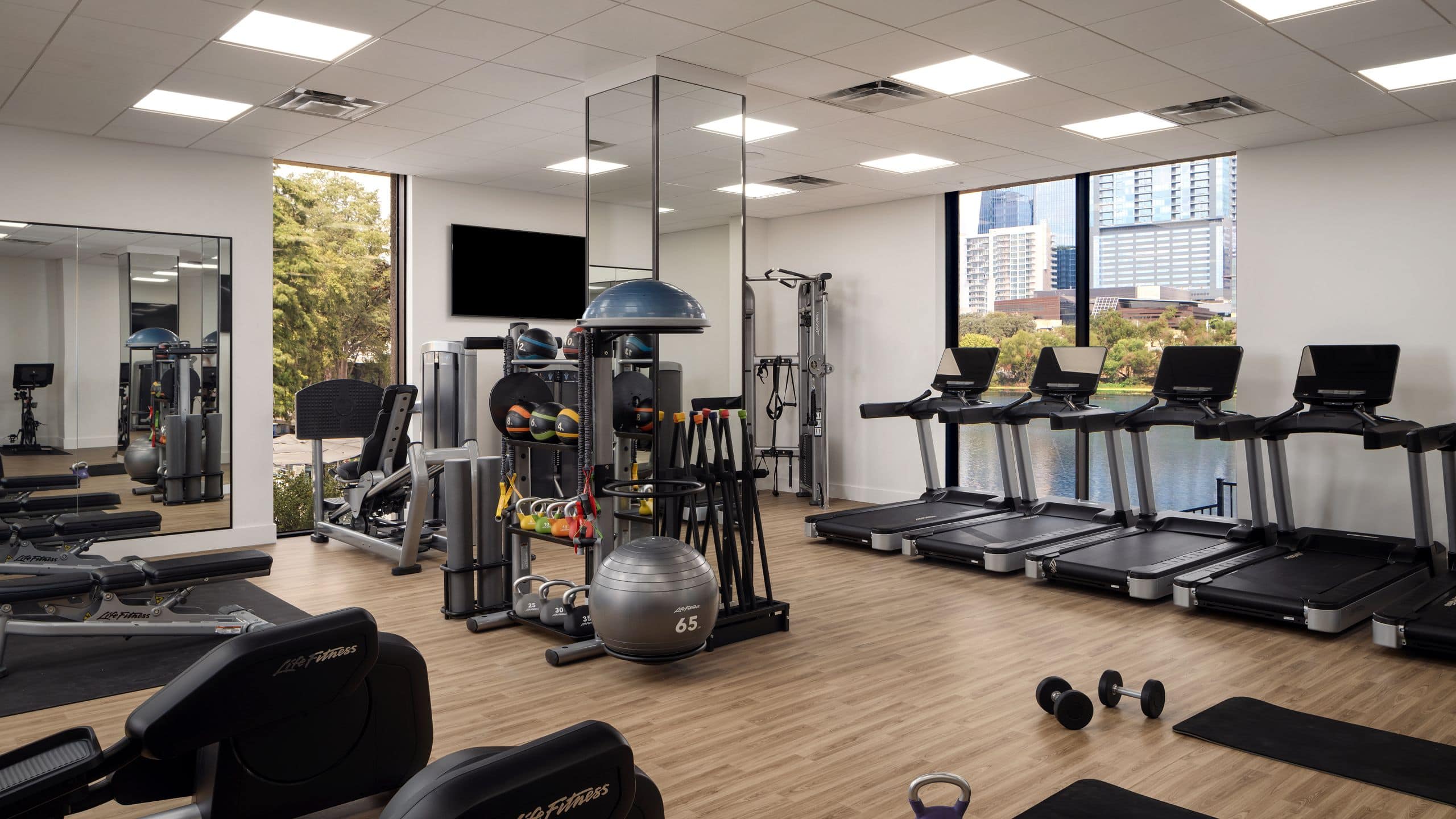 Fitness center at Hyatt Regency Austin