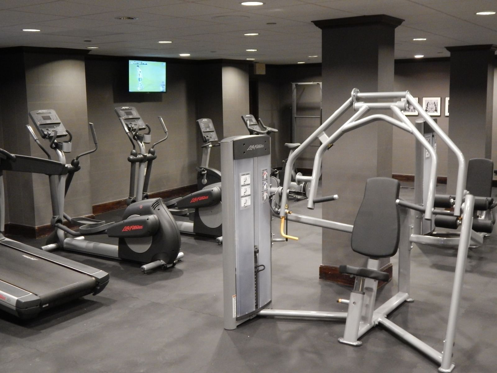 Fitness center at Lord Baltimore Hotel