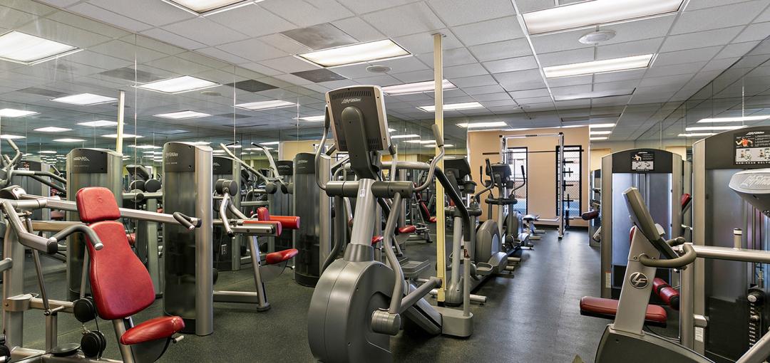 Fitness center at The Royal Sonesta Harbor Court Baltimore