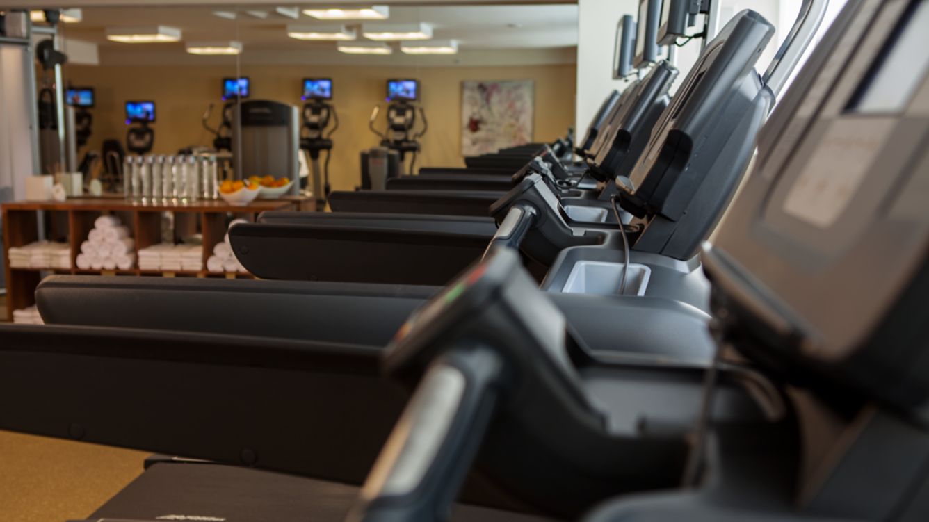 Fitness center at Renaissance Baton Rouge Hotel