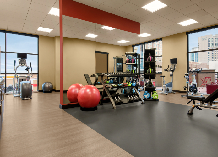 Fitness center at Inn at 500 Capitol