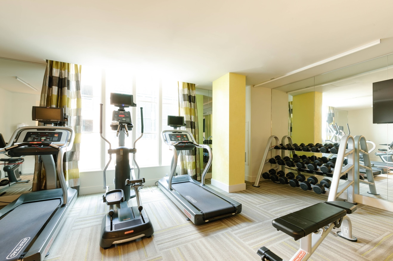 Fitness center at Grand Bohemian Charleston, Autograph Collection