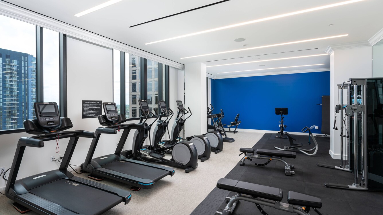 Fitness center at Grand Bohemian Charlotte, Autograph Collection