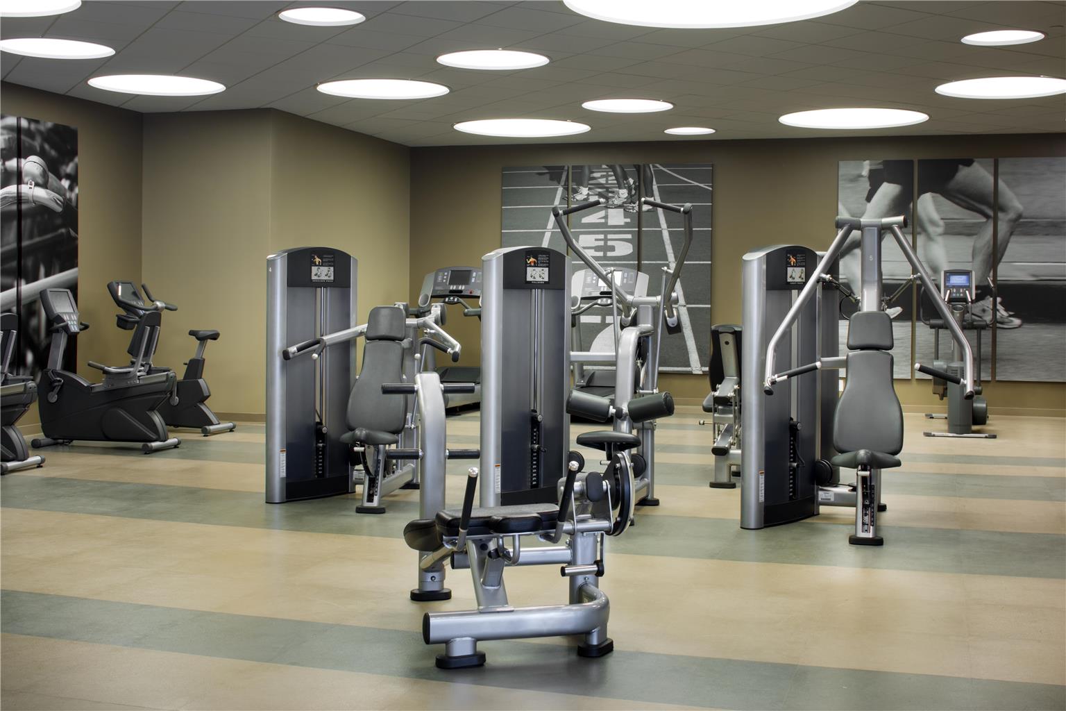 Fitness center at Hyatt Regency Cincinnati