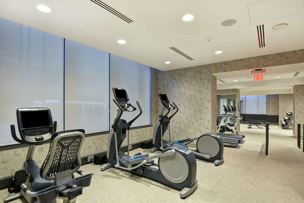 Fitness center at The Cincinnatian Hotel, Curio Collection by Hilton