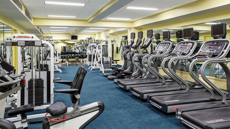 Fitness center at InterContinental Cleveland