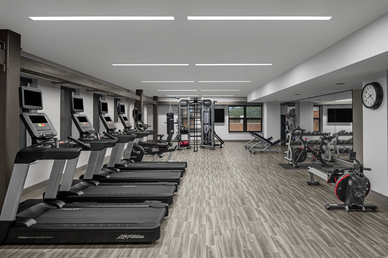Fitness center at AC Hotel Columbus Downtown