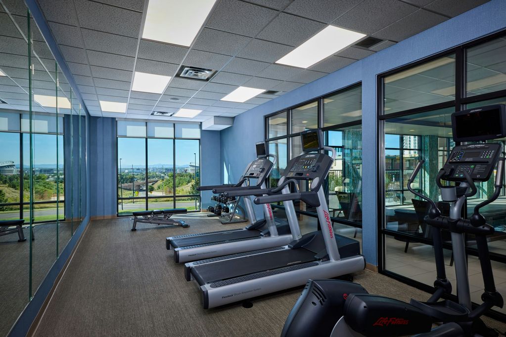 Fitness center at Fairfield Inn & Suites Denver Downtown