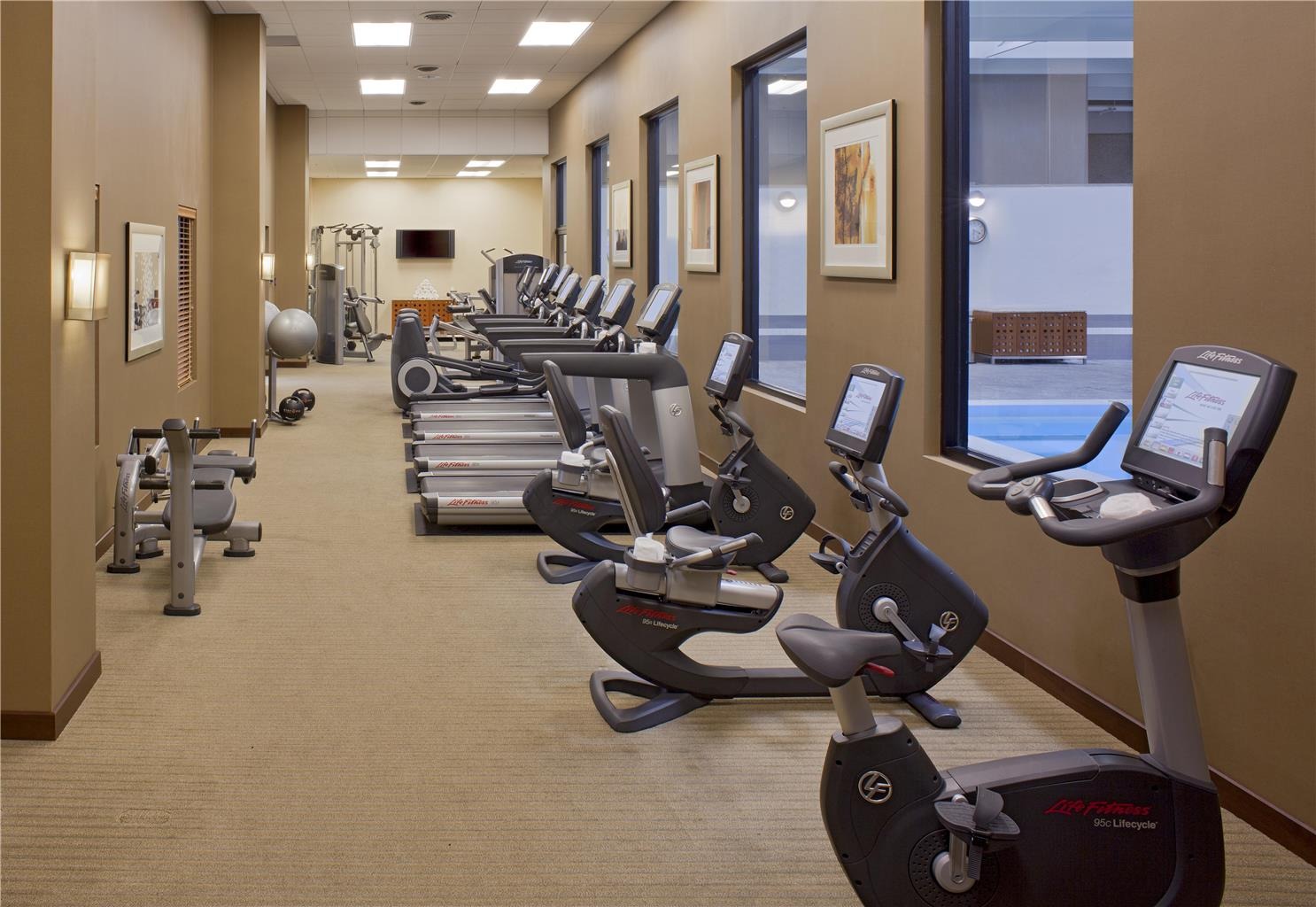 Fitness center at Grand Hyatt Denver