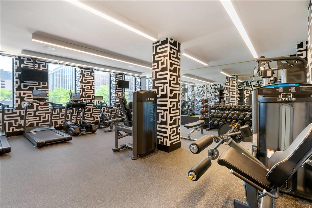 Fitness center at Cambria Hotel Detroit Downtown