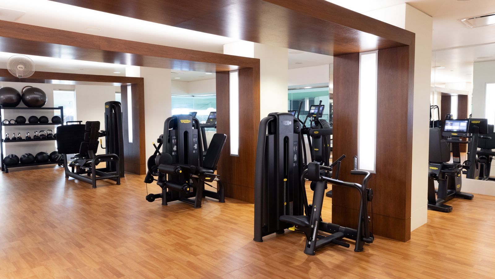 Fitness center at MGM Grand Detroit