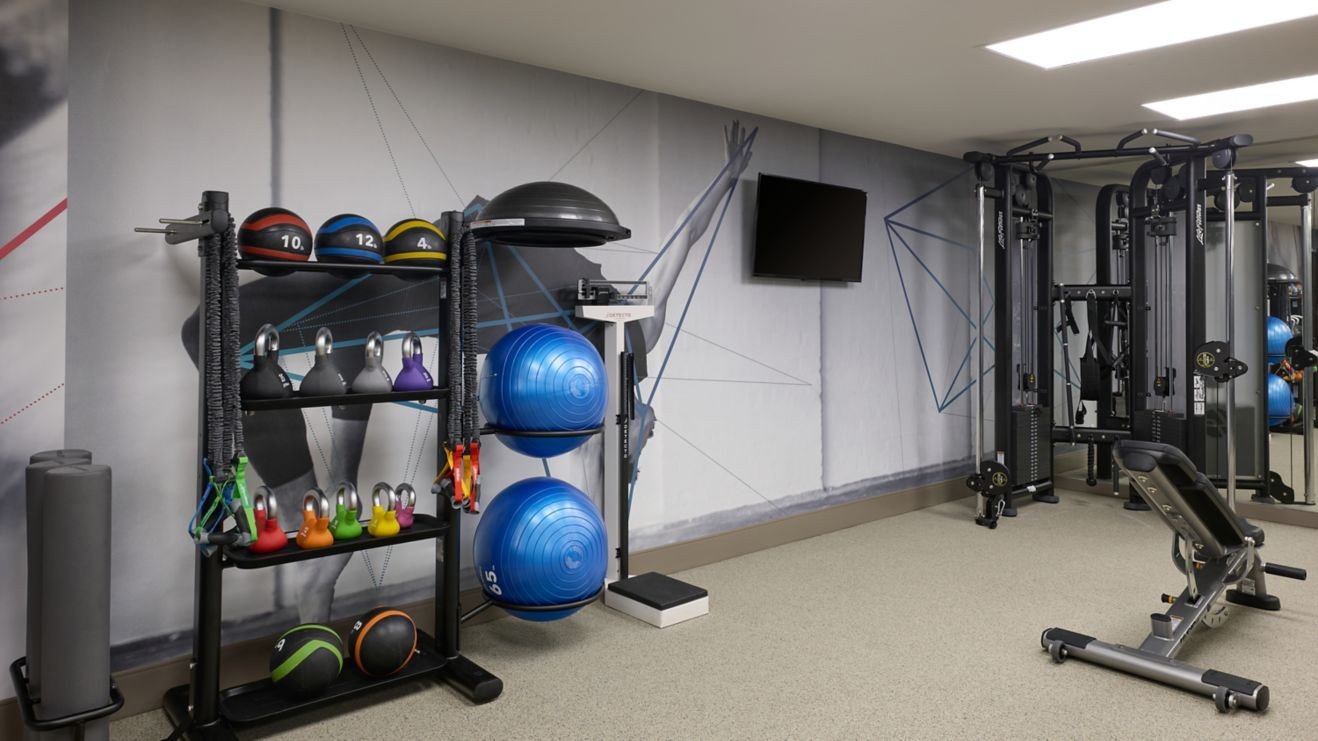 Fitness center · view 2 at Marriott El Paso