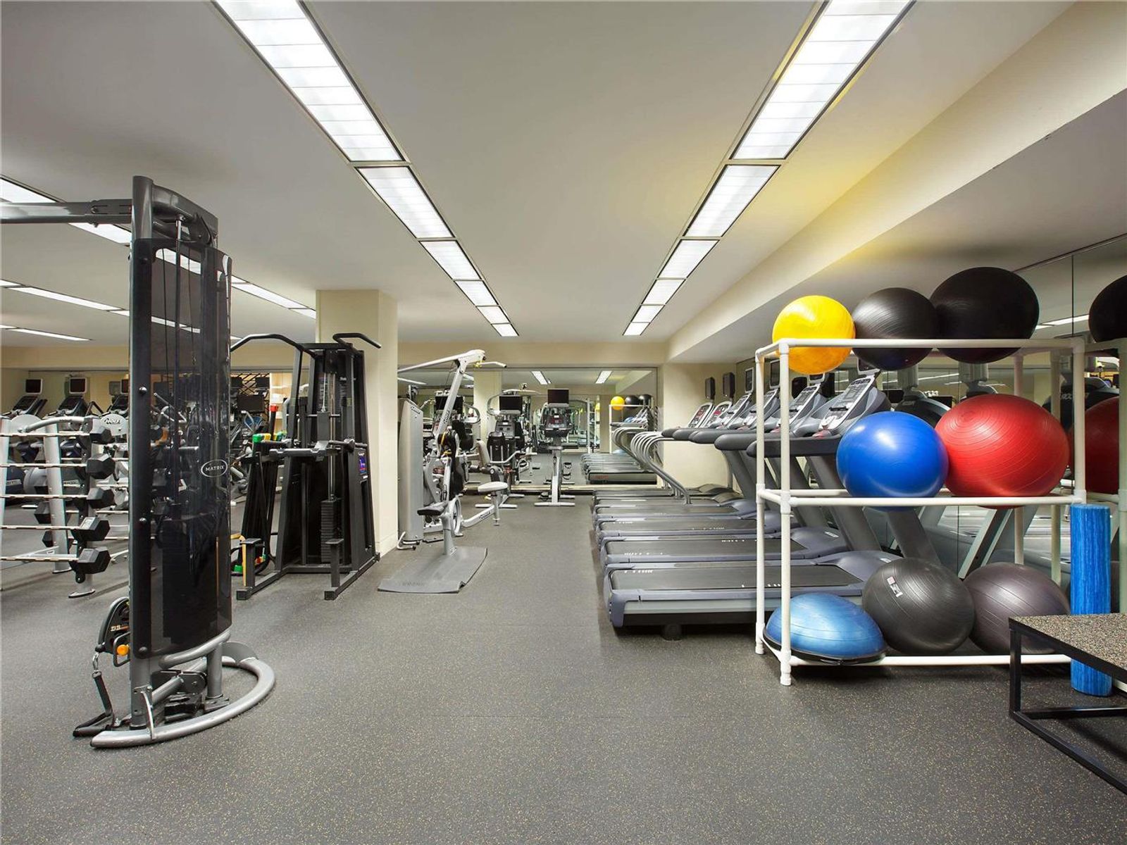 Fitness center at Fairmont San Francisco