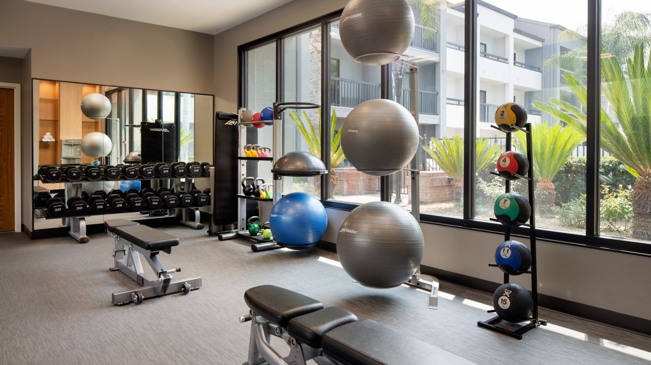 Fitness center · view 3 at Courtyard by Marriott Fresno