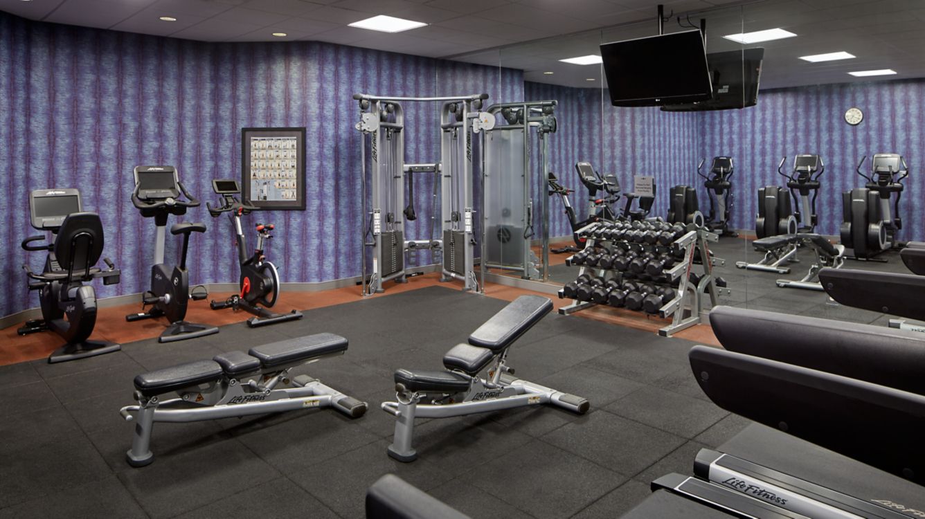 Fitness center at Marriott Hartford/Windsor Airport