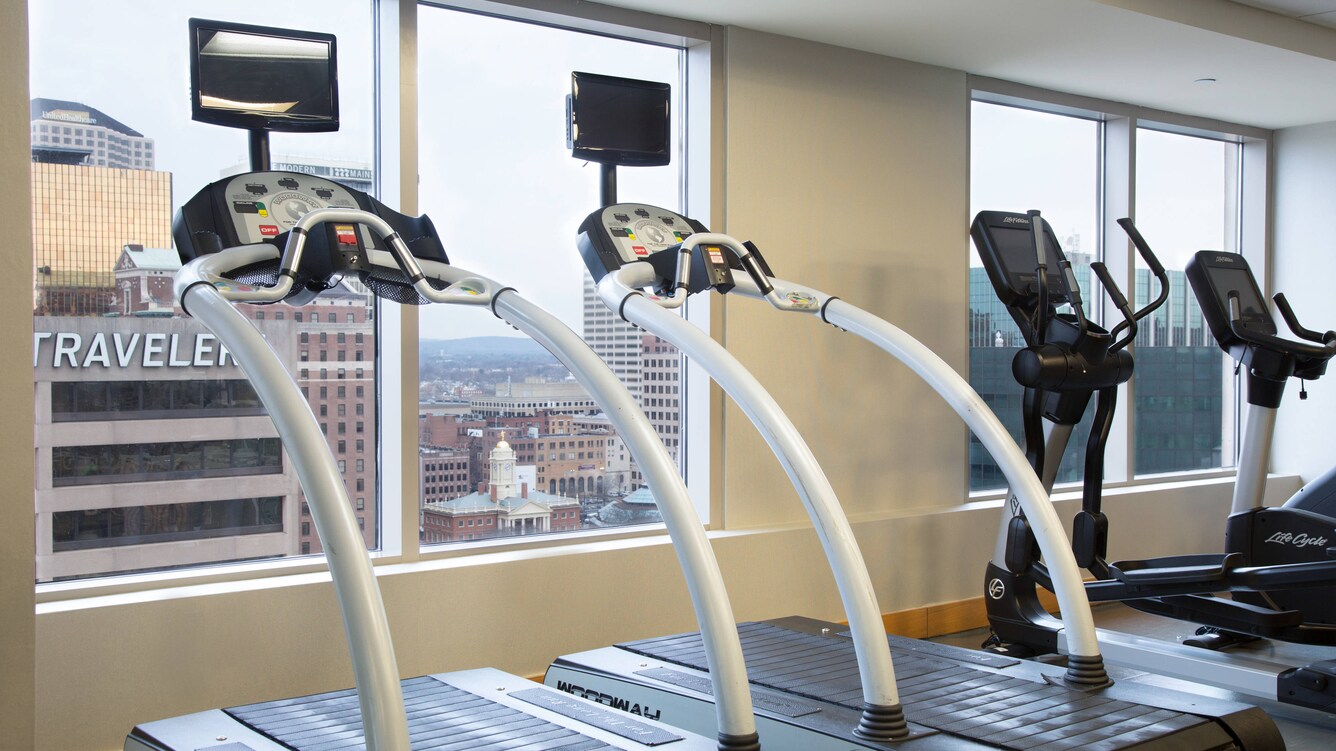 Fitness center · view 2 at Hartford Marriott Downtown