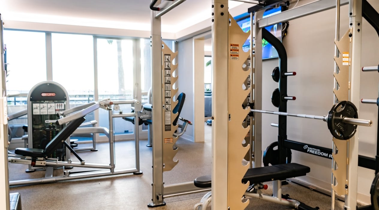 Fitness center at Prince Waikiki