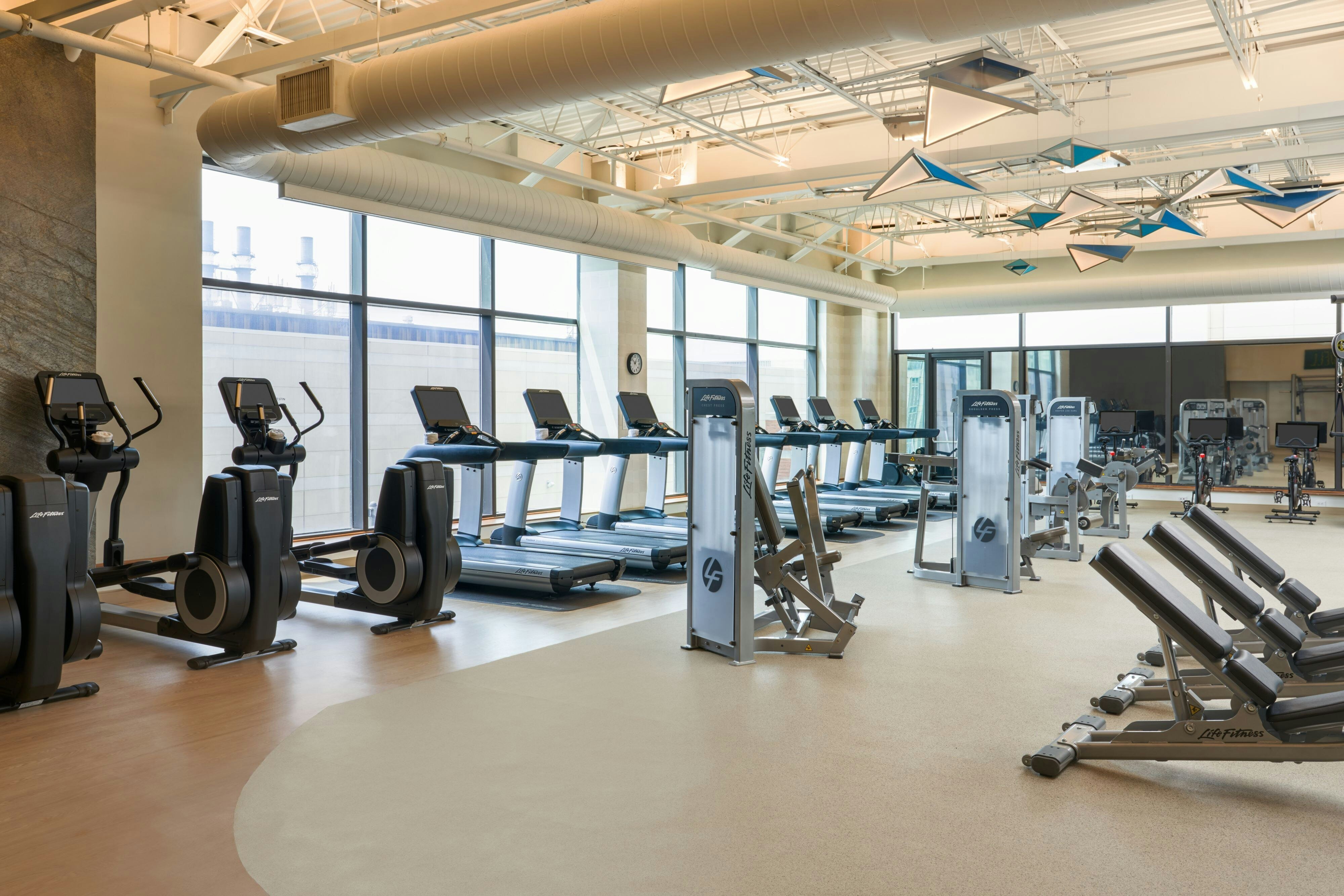 Fitness center at The Westin Indianapolis