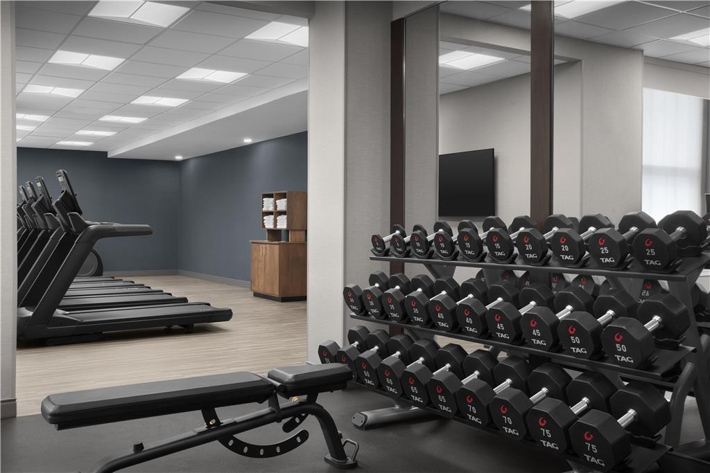 Fitness center at Hampton Inn Indianapolis Downtown Across from Circle Centre