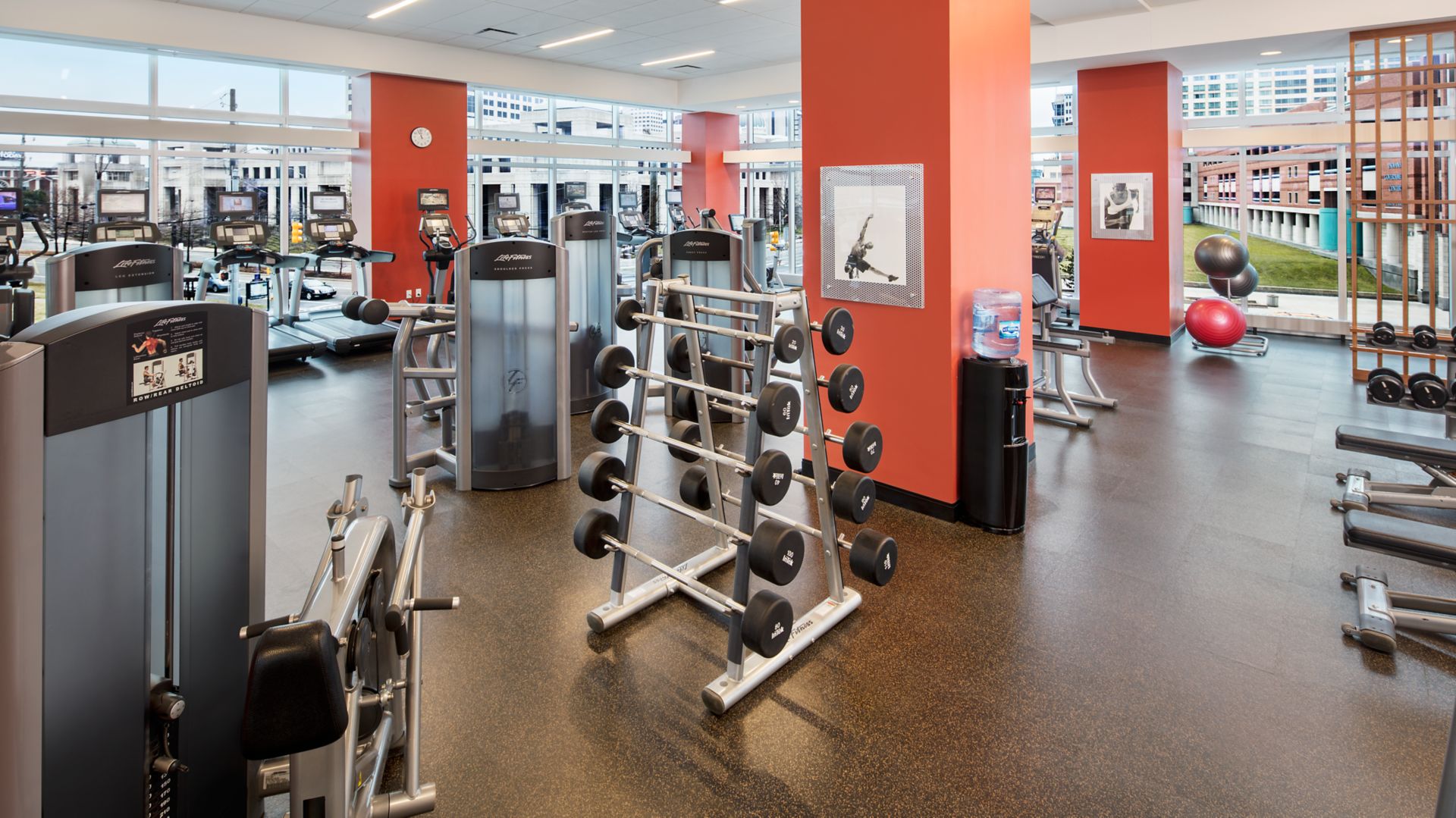 Fitness center at JW Marriott Indianapolis