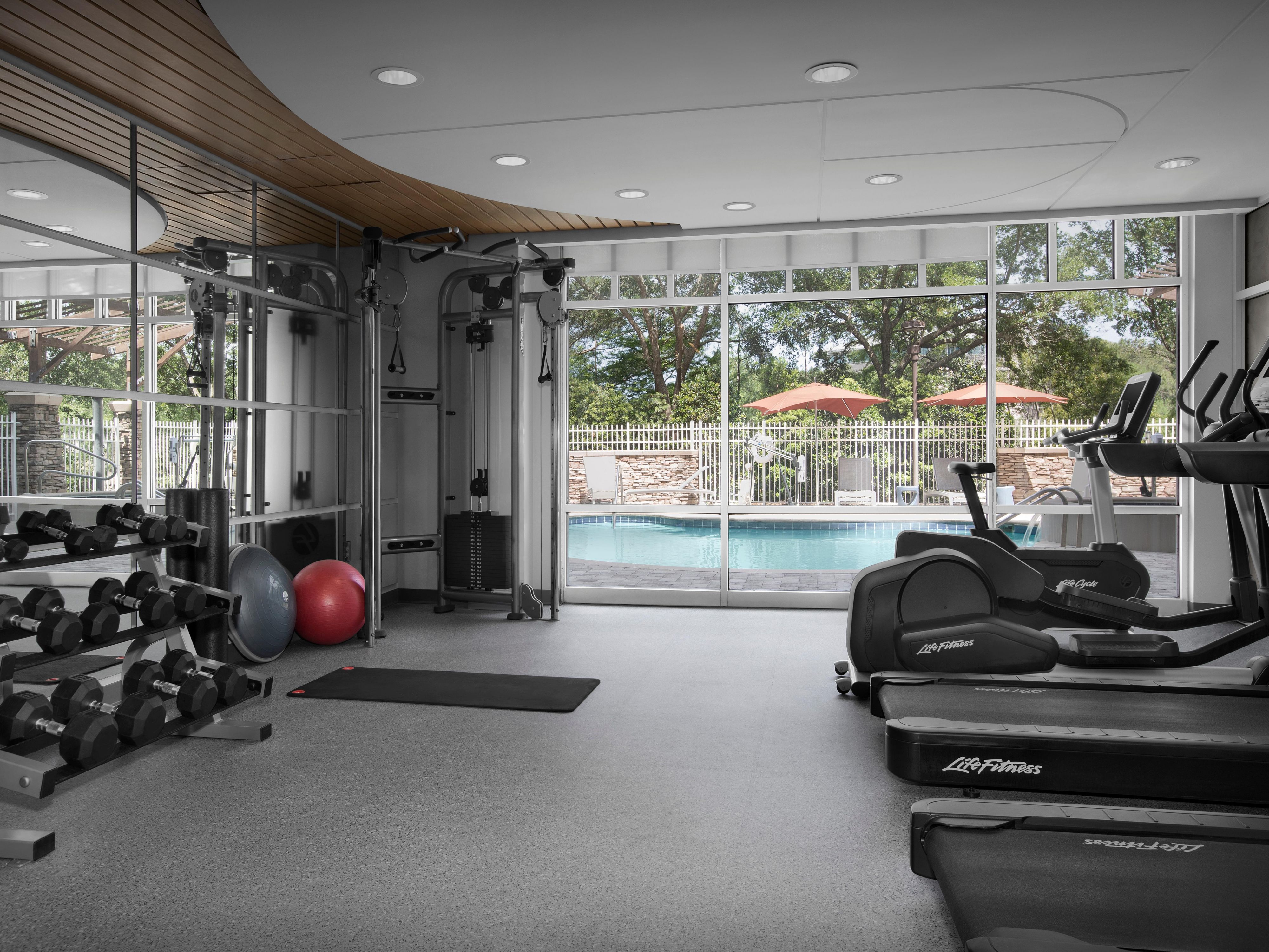 Fitness center at Hotel Indigo Jacksonville-Deerwood Park