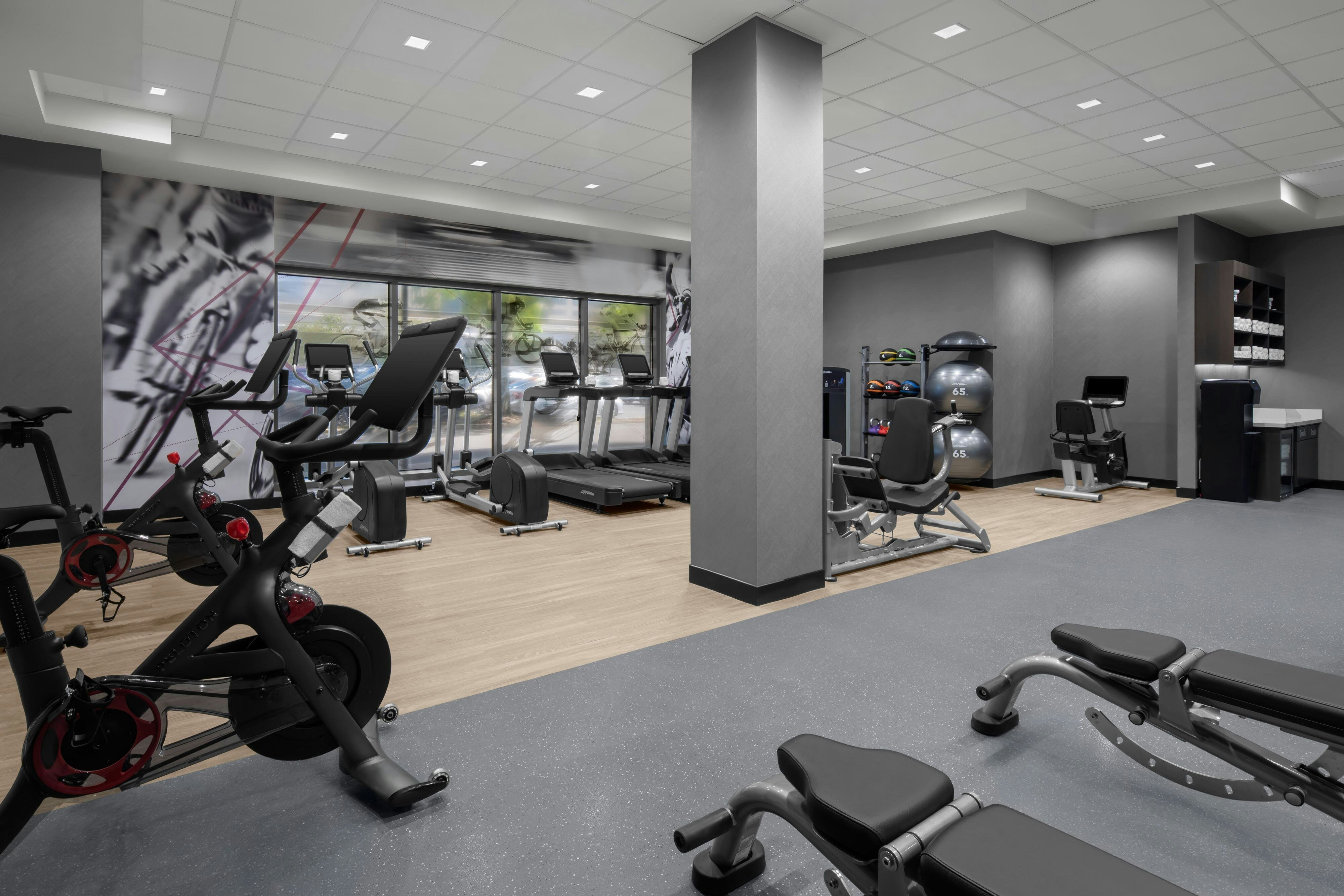 Fitness center at Marriott Jacksonville Downtown