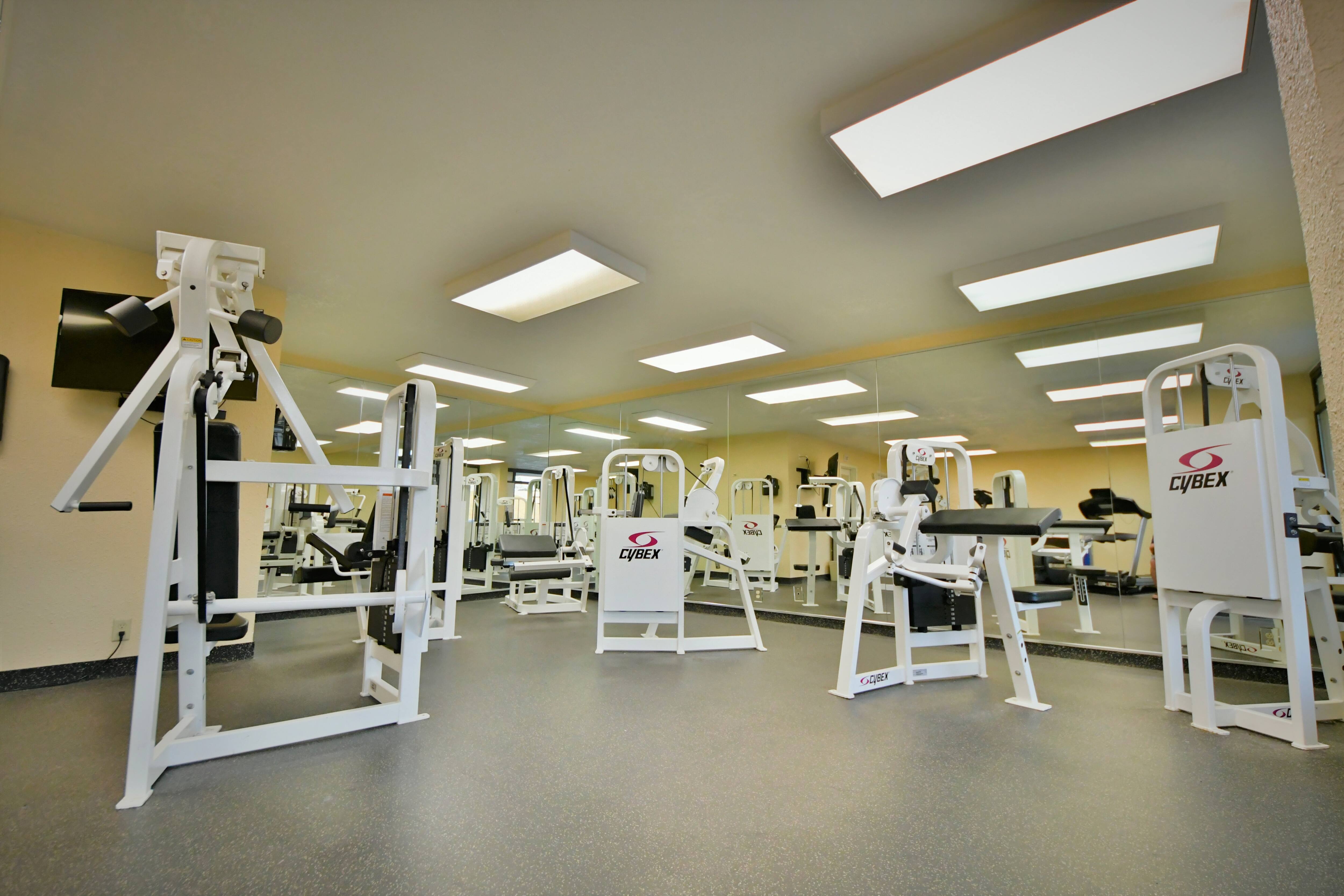 Fitness center at Ramada Hotel & Conference Center by Wyndham Jacksonville
