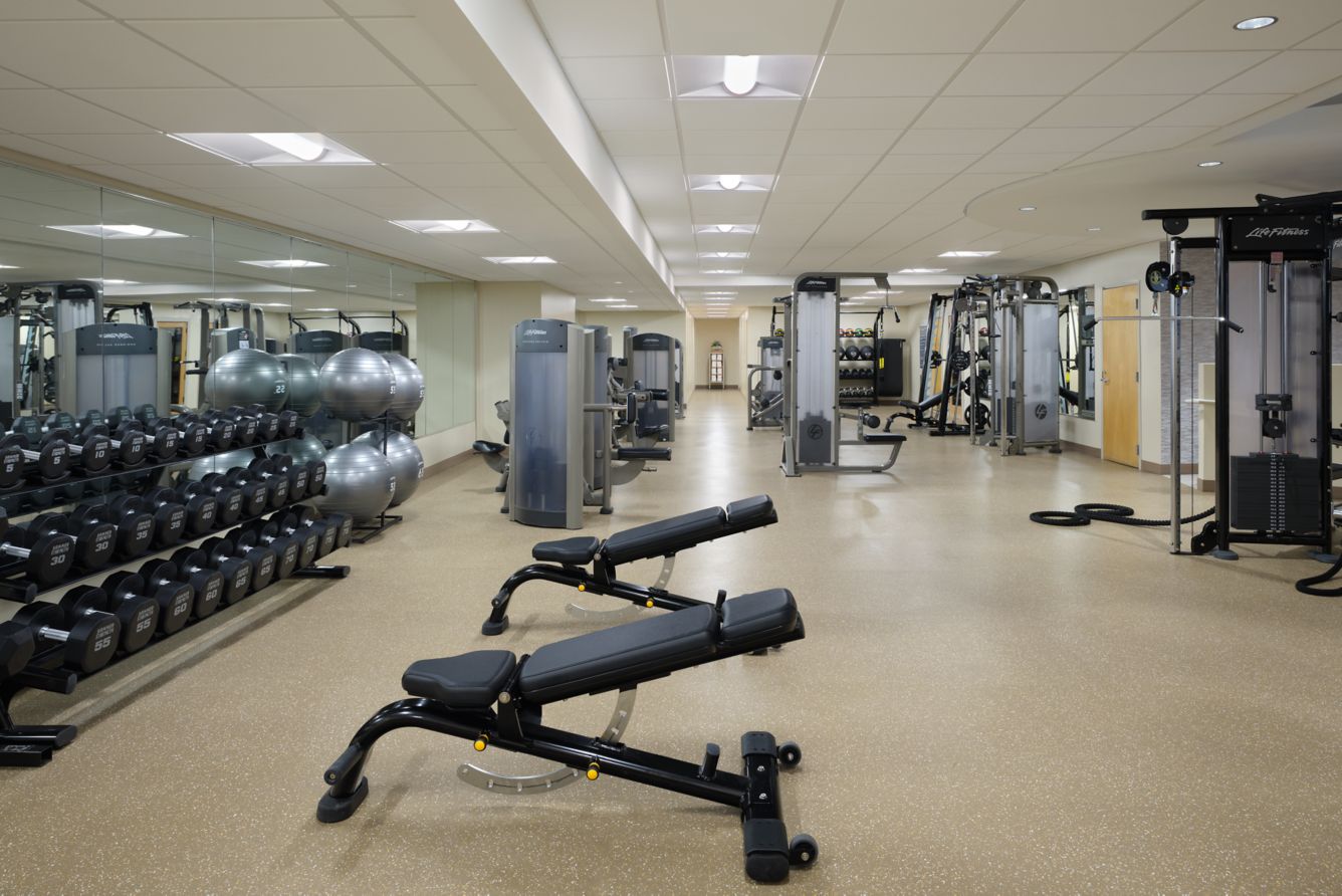 Fitness center at The Westin Kansas City at Crown Center