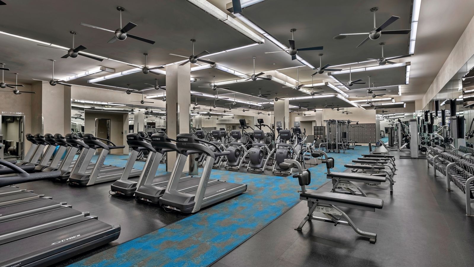 Fitness center at Bellagio
