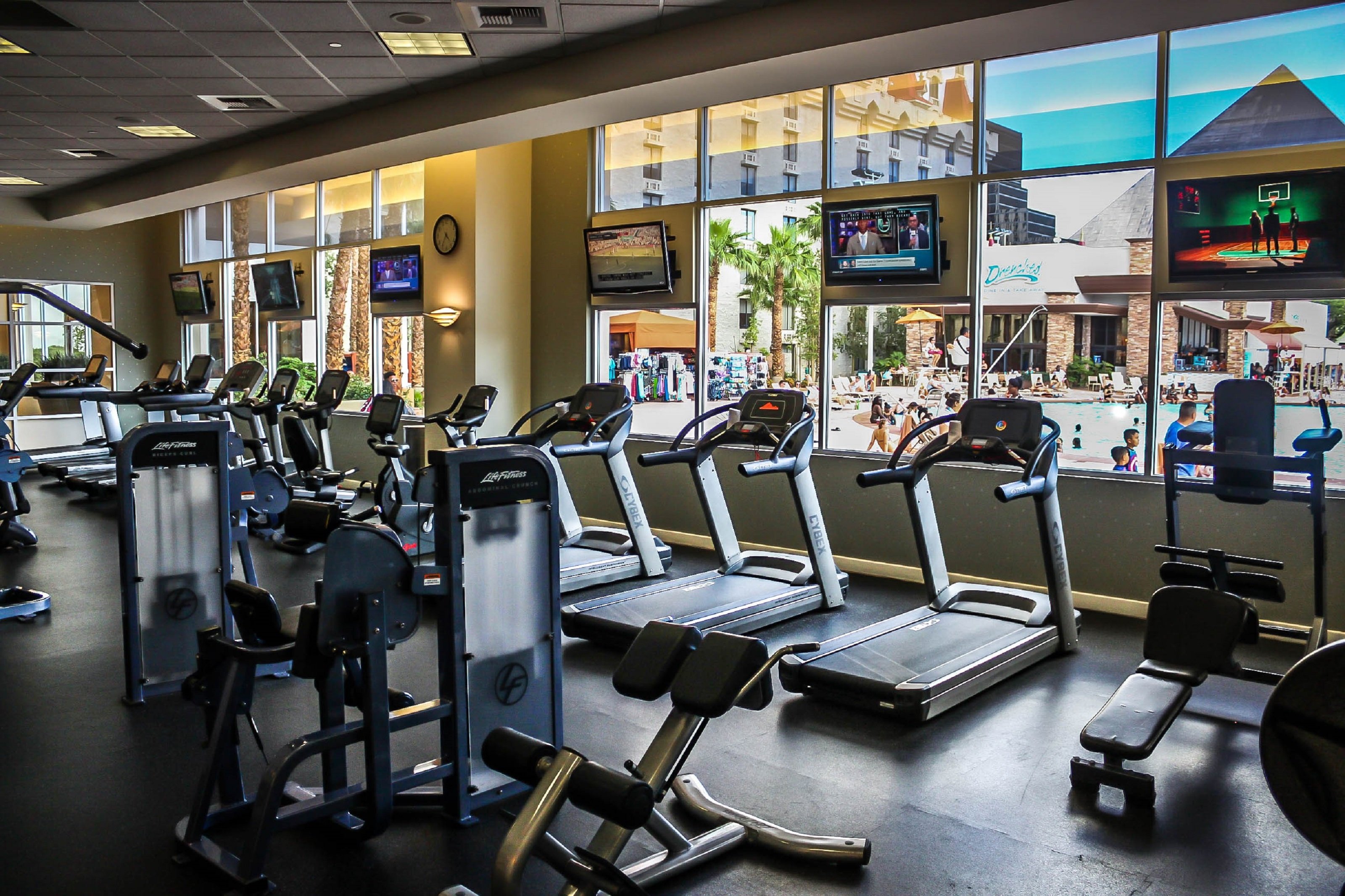 Fitness center at Excalibur Hotel & Casino