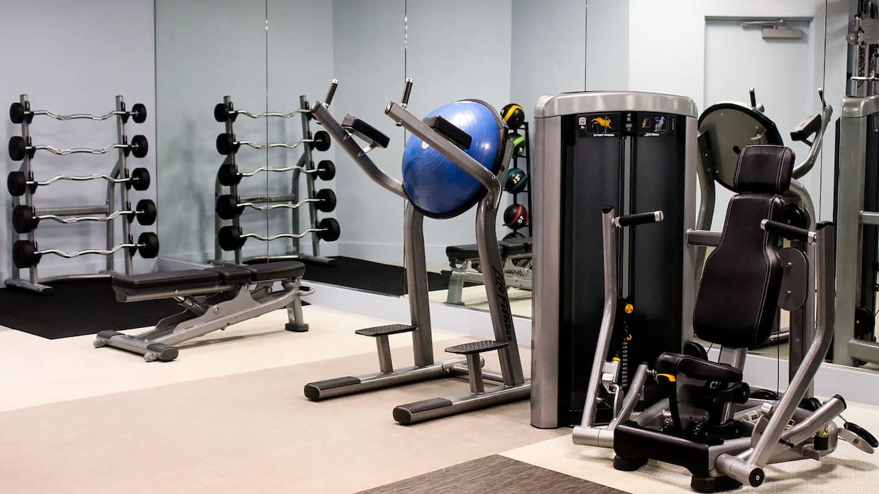 Fitness center at Hyatt Regency Long Beach