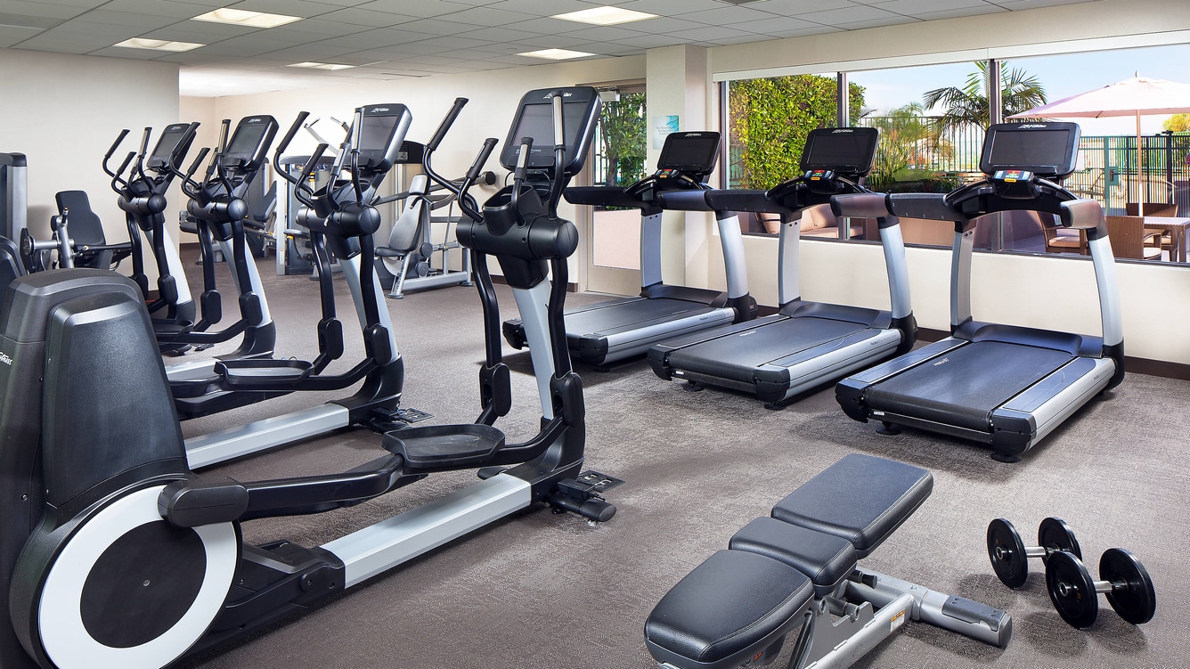Fitness center at The Westin Long Beach