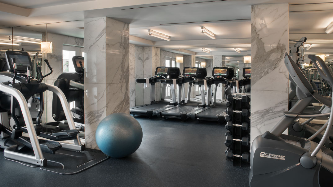 Fitness center at The Peninsula Beverly Hills