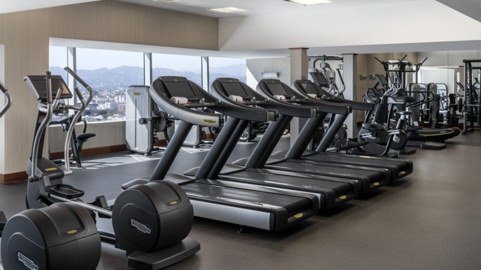 Fitness center at The Ritz-Carlton, Los Angeles