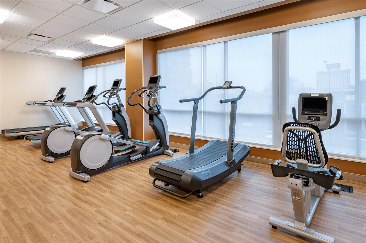 Fitness center at Cambria Hotel Louisville Downtown–Whiskey Row