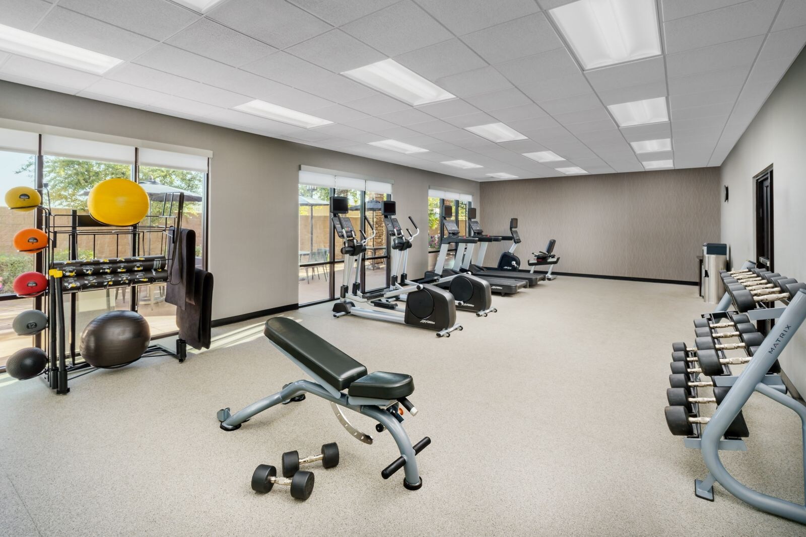 Fitness center at Courtyard by Marriott Phoenix Mesa Gateway Airport