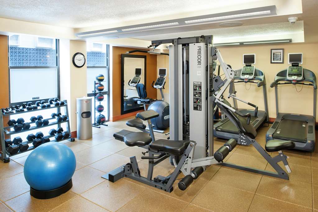 Fitness center at DoubleTree by Hilton Milwaukee Downtown