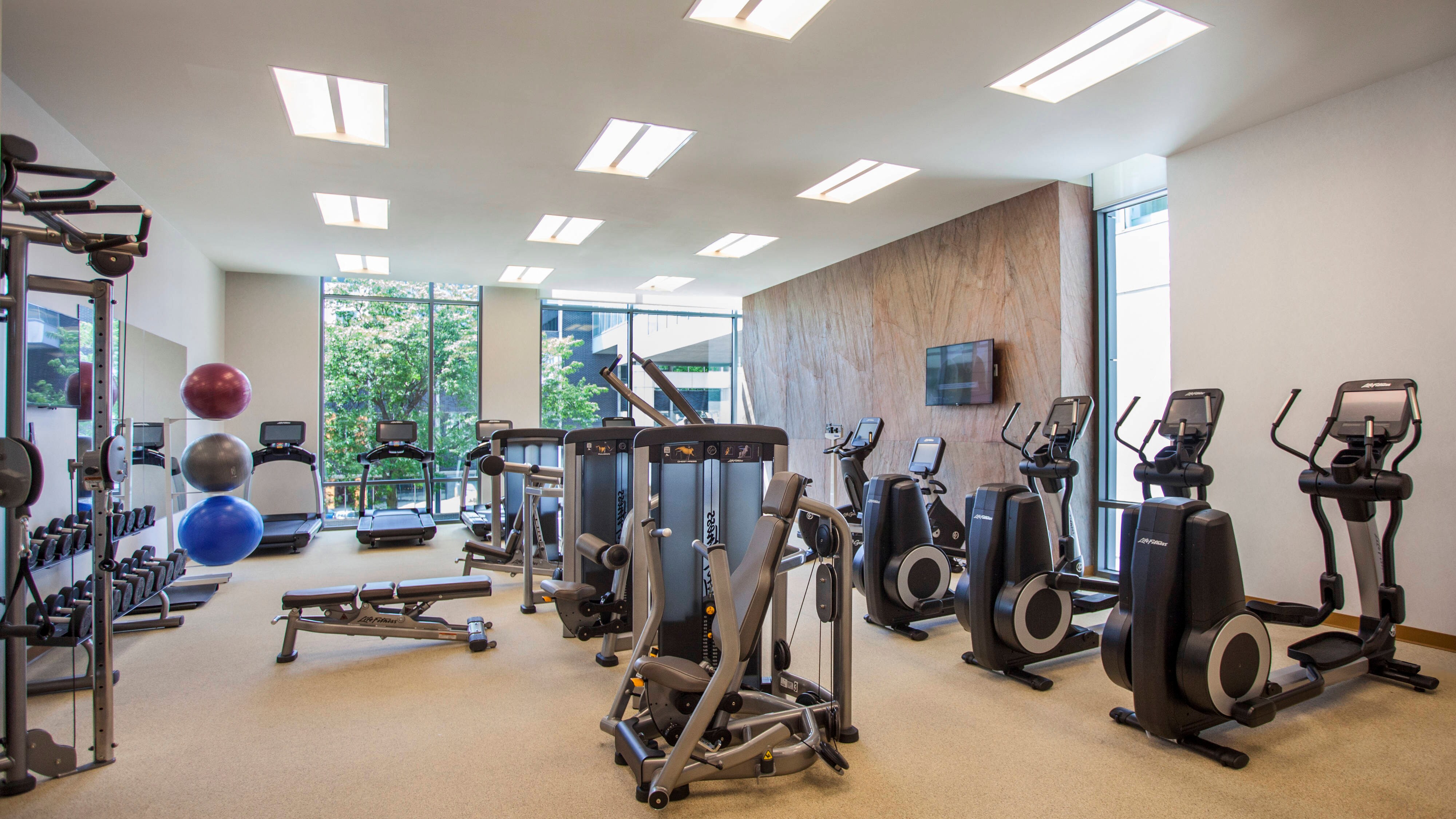 Fitness center at The Westin Milwaukee